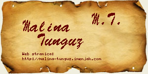 Malina Tunguz vizit kartica